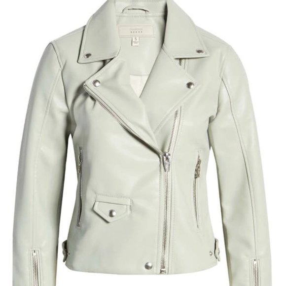 BLANKNYC Faux Leather Moto Jacket in Play Act - Picture 8 of 8